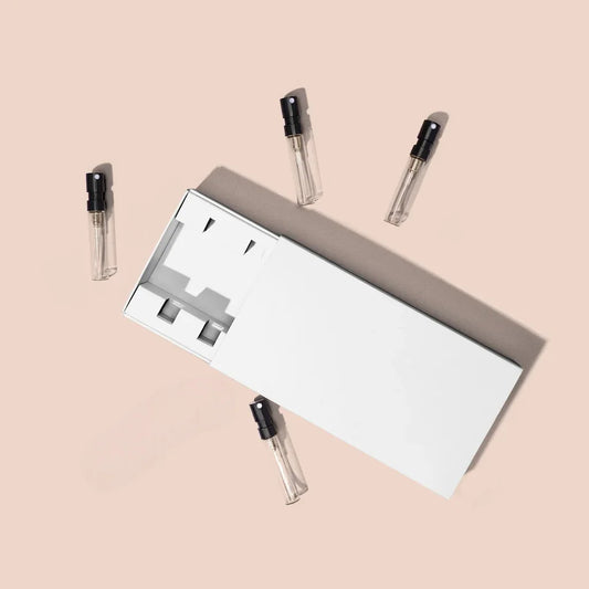 Unprinted Discovery Box for Perfumes - Holds 4 x 2ml Tester Bottles (Only Box)