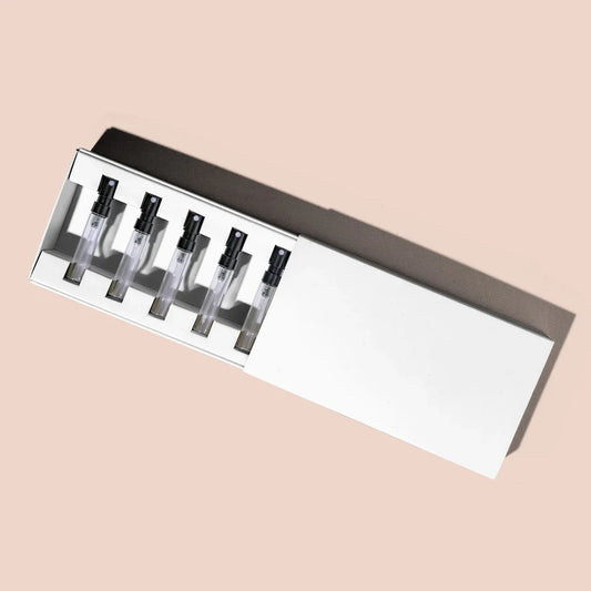 Unprinted Discovery Box for Perfumes - Holds 5 x 2ml Tester Bottles (Only Box)