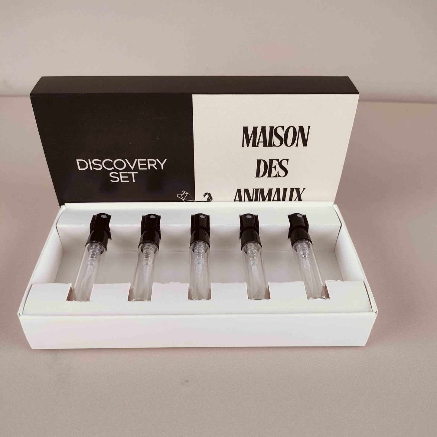 Unprinted Discovery Box for Perfumes - Holds 5 x 2ml Tester Bottles (Only Box)
