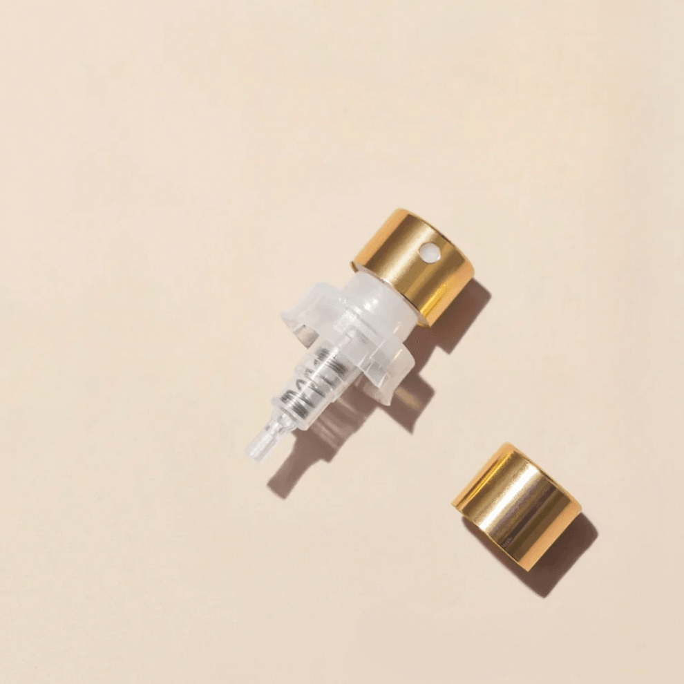 Wholesale Perfume Bottle Spray Pump- Glossy Gold FEA 15