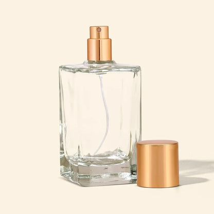 100ml Micron Perfume Bottles set with Gold Top and Spray