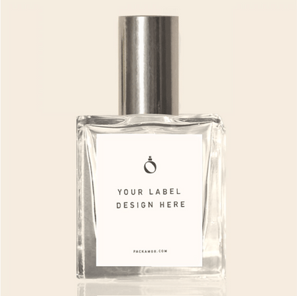 30ml Small Perfume Bottles (Victor) with Silver Perfume Tops - Silver Perfume Cap (Medium) and Silver Perfume Spray Pump (100mcl Easy Crimp)