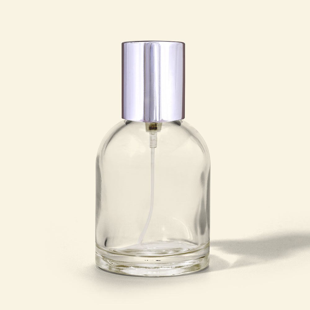 Reva 50ml Perfume Bottle set with Silver Cap