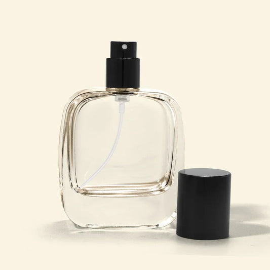 Vertex 50ml Perfume Bottle with Black Top
