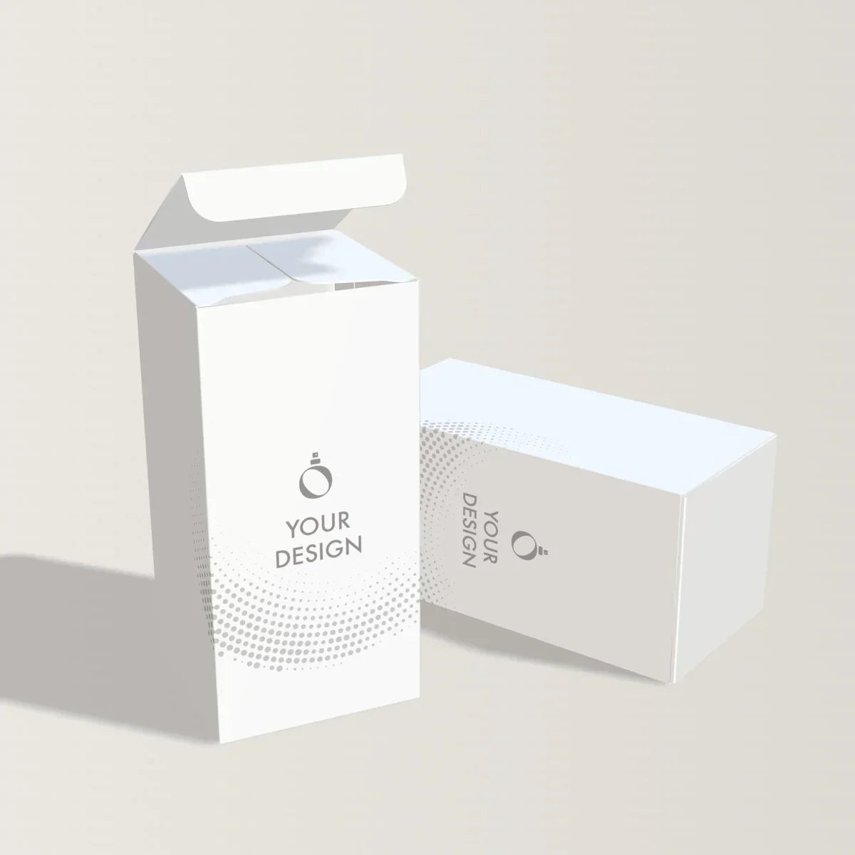 Unprinted Box for 50ml Cube bottle Perfumes - Perfume Boxes Wholesale