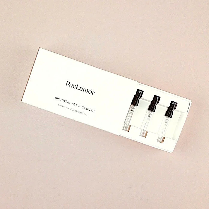 Unprinted Discovery Box for Perfumes - Holds 4 x 2ml Tester Bottles (Only Box)