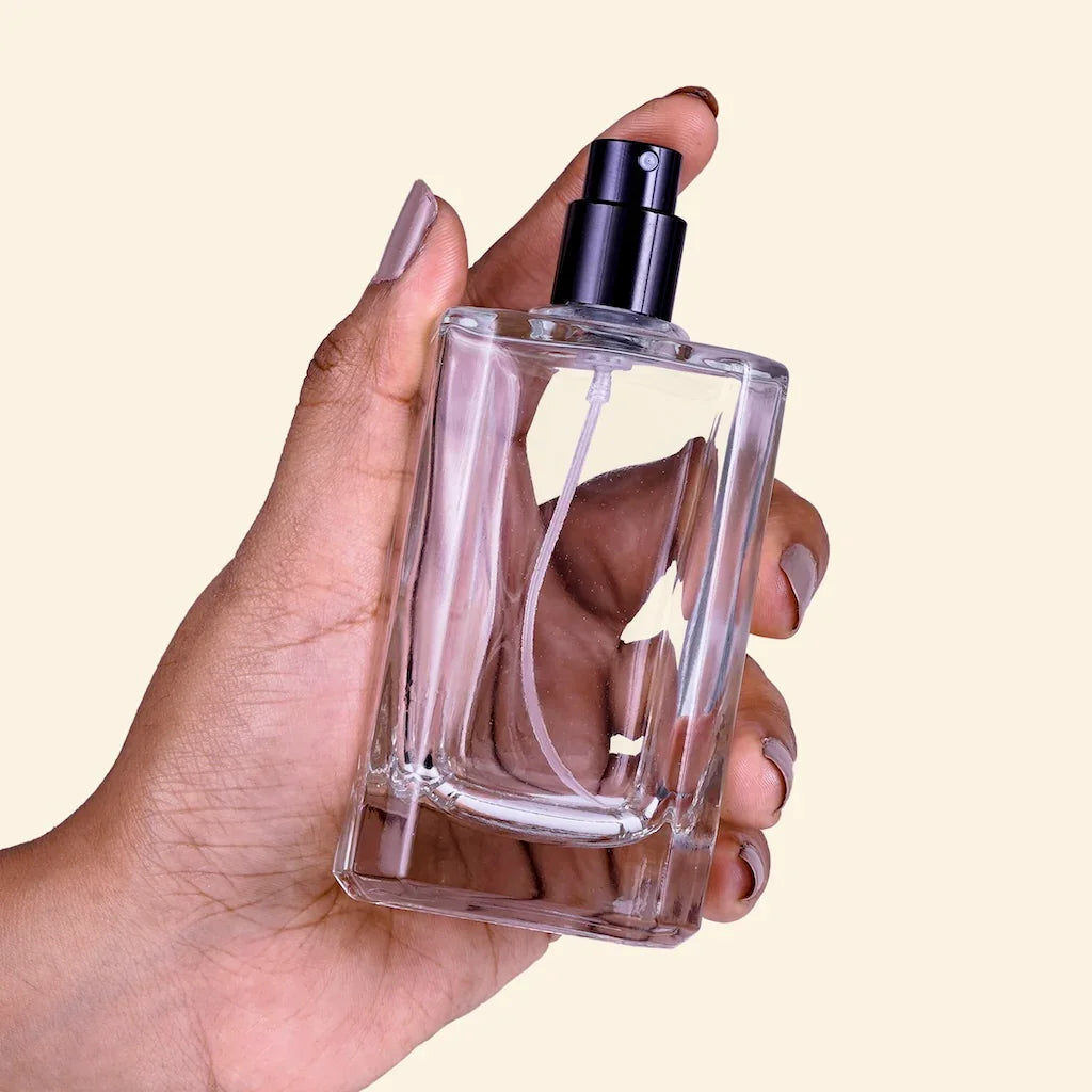Perfume Bottles Wholesale - 100ml Micron + Black Top, Bulk Perfume Bottles India