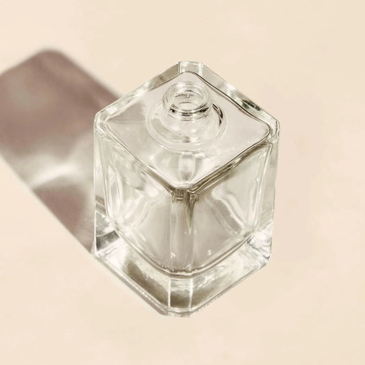 Perfume Bottles Wholesale - 100ml/3.4oz Micron Square (Only Bottle), Custom Perfume Bottles in Bulk (FEA 15)