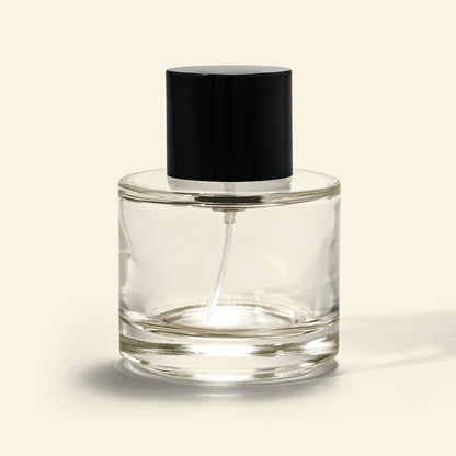 50ml Ombre Glass Perfume Bottles with Black Spray & Cap
