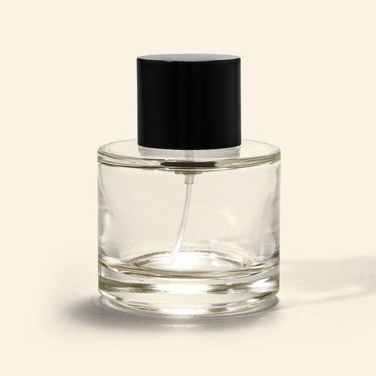 50ml Ombre Glass Perfume Bottles with Black Spray & Cap