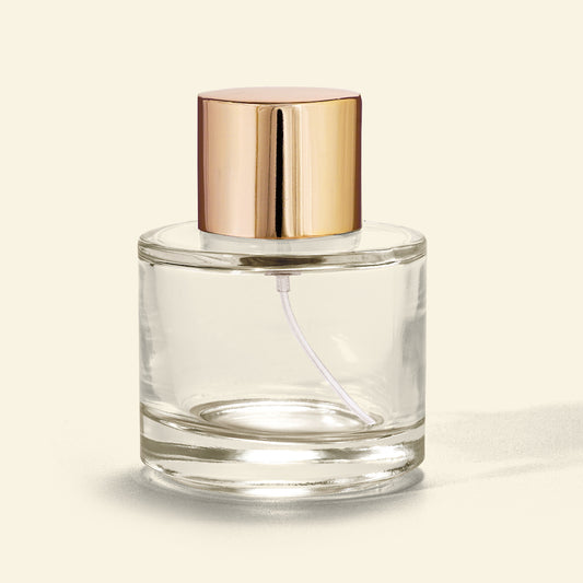 50ml Ombre Perfume Bottle with Gold Spray & Cap
