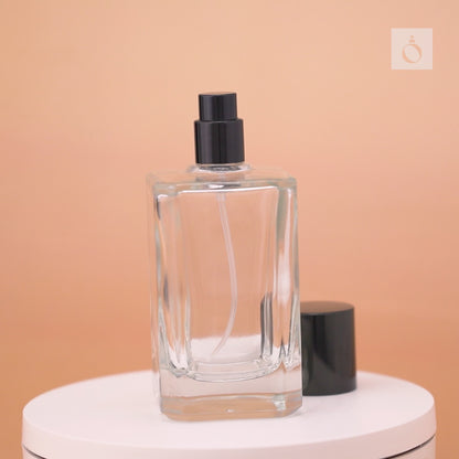 Perfume Bottles Wholesale - 100ml Micron + Black Top, Bulk Perfume Bottles India