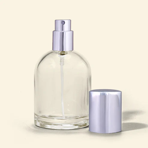Reva 50ml Perfume Bottle set with Silver Cap