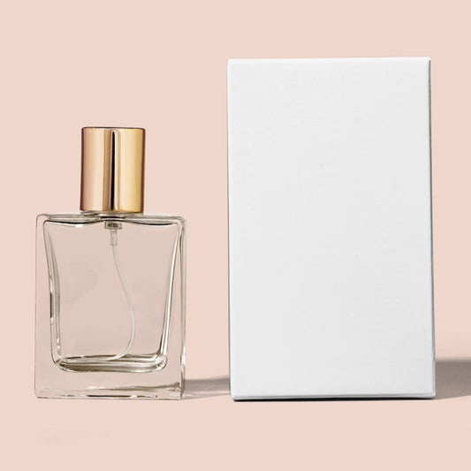 Unprinted Perfume Box- 50ml Victor Bottle Packaging with Inner Holder- Perfume Boxes Wholesale