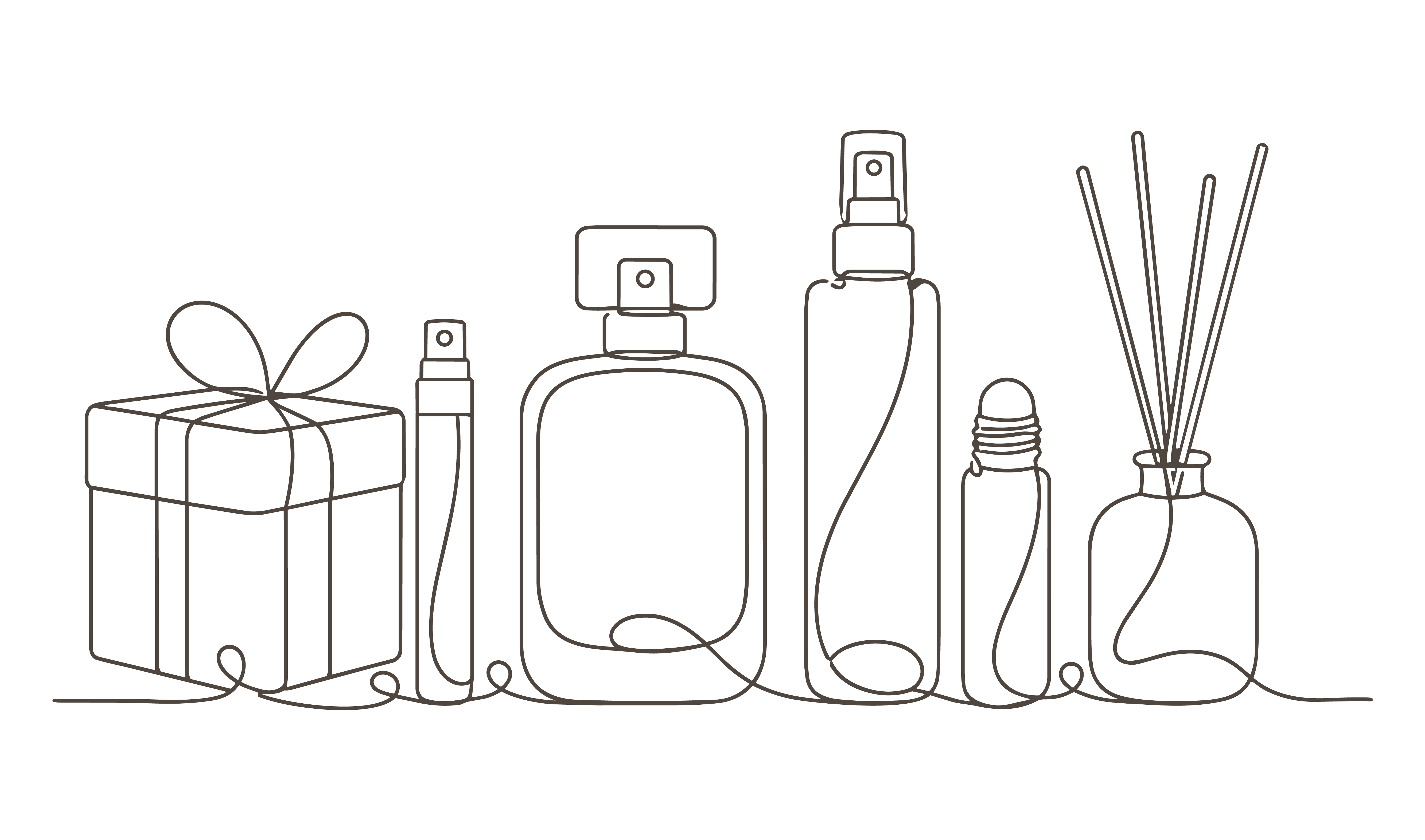 Private label fragrance product types — eau de parfum, oils, mists, sprays and gift sets